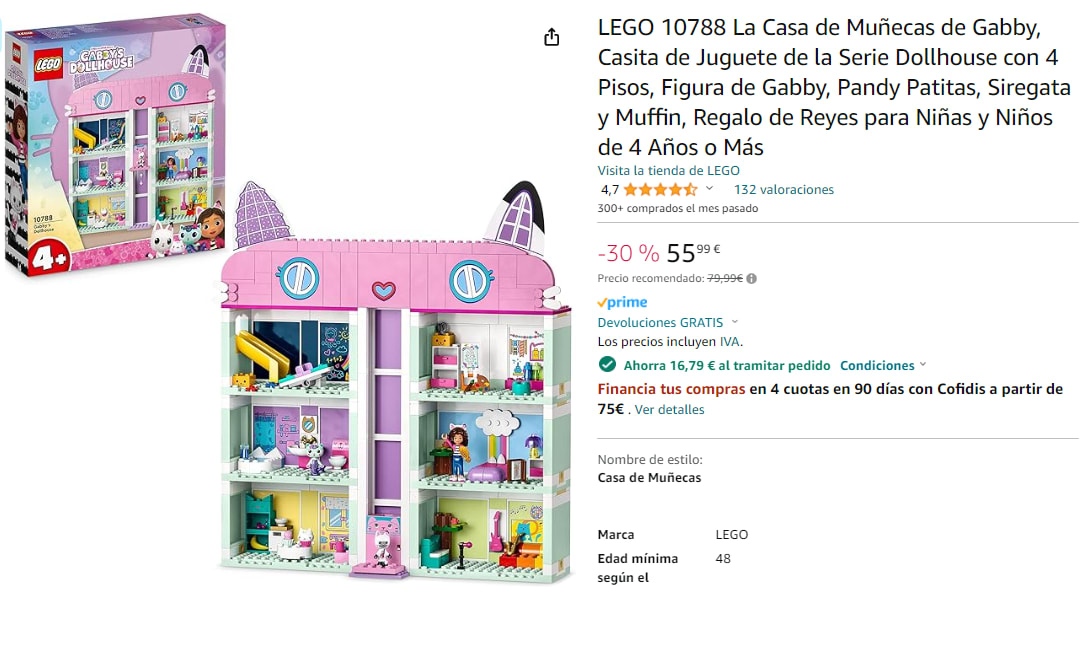 La Casa De Muñecas De Gabby Muñeca Gabby - Juguettos