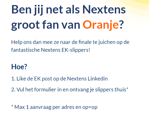 Bestel gratis Nextens EK-slippers Aanbiedingen Enlarged image