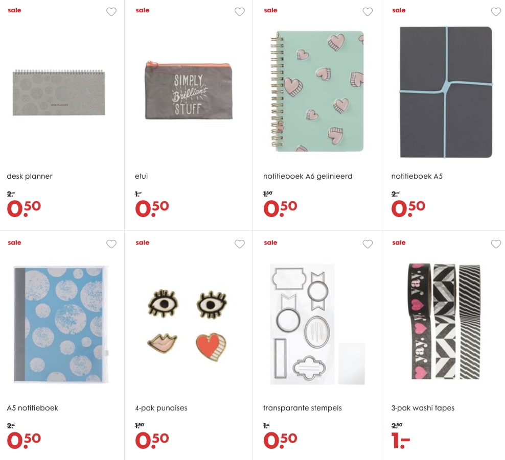 HEMA Opruiming! Korting tot wel 70% +10% - Vanaf €0,45! Aanbiedingen Enlarged image