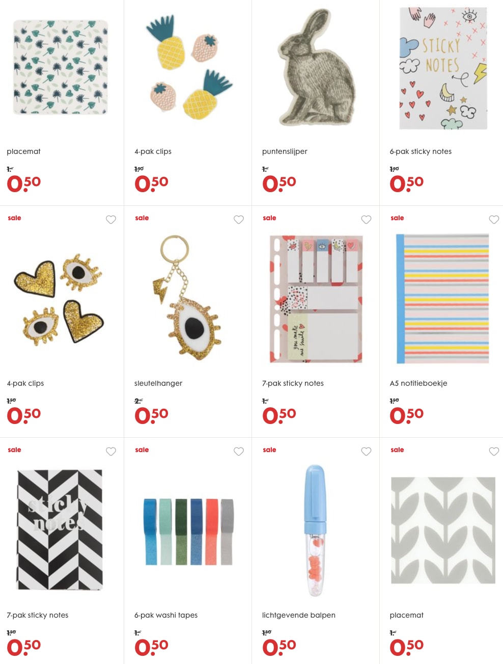 HEMA Opruiming! Korting tot wel 70% +10% - Vanaf €0,45! Aanbiedingen Enlarged image