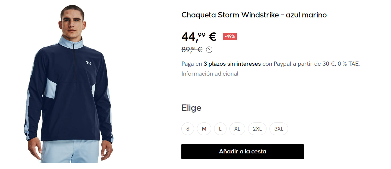 Chaqueta Under Armour Storm Windstrike Mujer