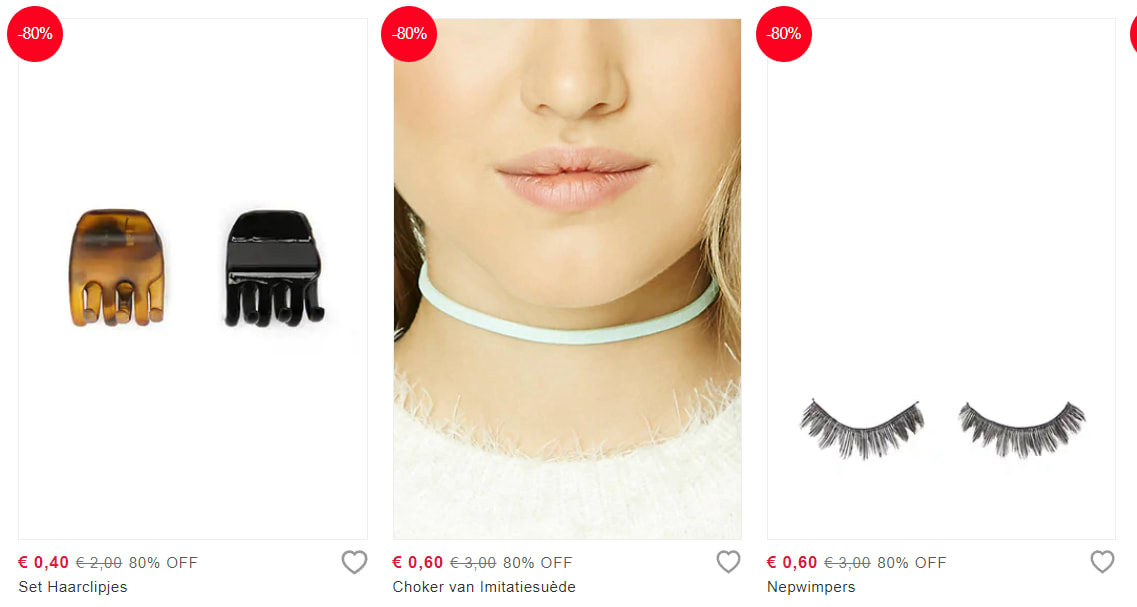Tot 80% Korting op kleding en accessoires bij Forever21 Aanbiedingen Enlarged image