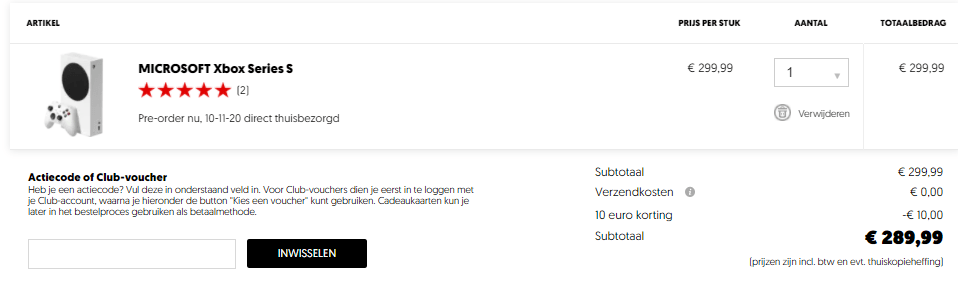 Xbox Series S (500 GB) voor €279,99 bij MediaMarkt Aanbiedingen Enlarged image