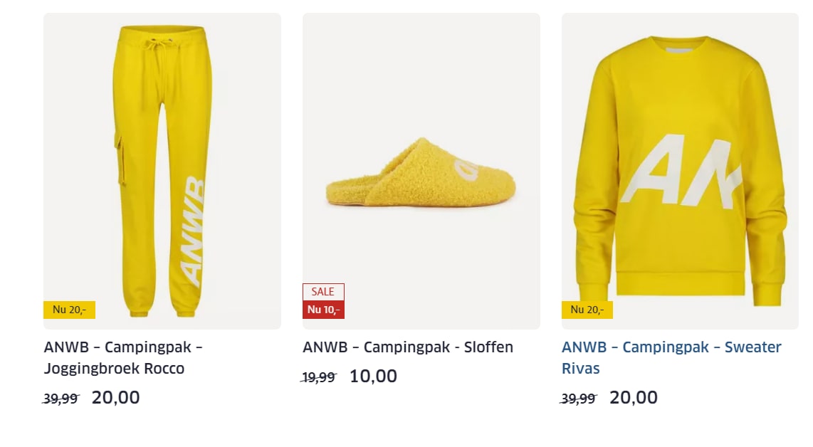 50% Korting op de ANWB Campingcollectie Aanbiedingen Enlarged image