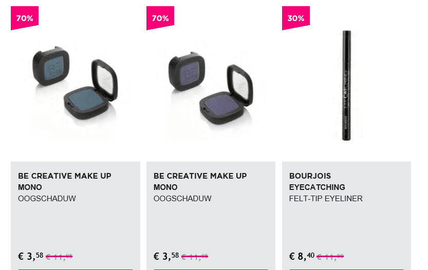 Tot 70% Korting op make-up in de Summer Sale van ICI Paris XL Aanbiedingen Enlarged image