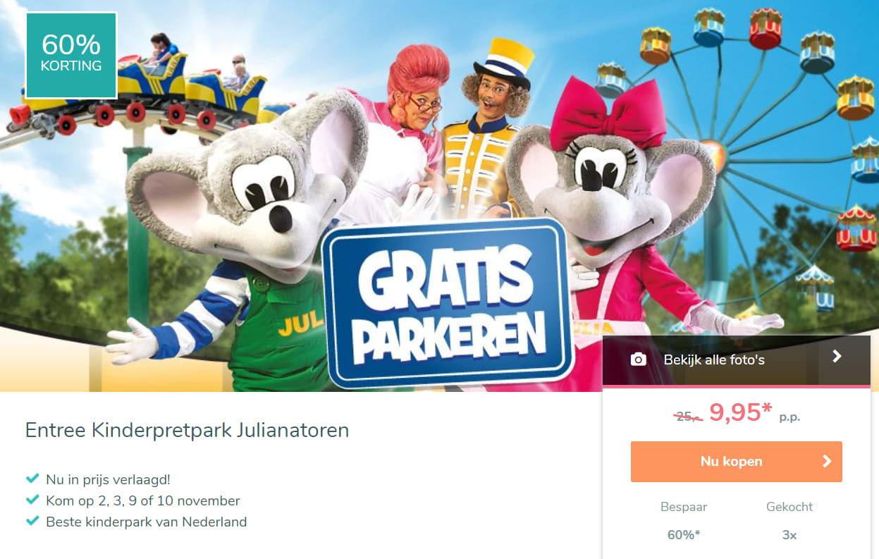 Entreeticket Julianatoren voor €9,95 Aanbiedingen Enlarged image