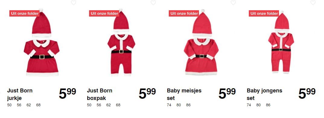 Diverse kerstkleding met korting bij Zeeman Aanbiedingen Enlarged image