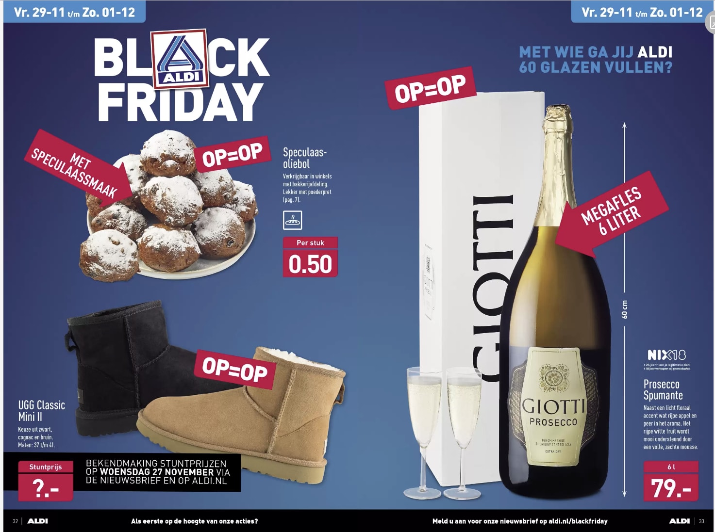 Speculaas Oliebollen voor 50 cent tijdens BlackFriday Aanbiedingen Enlarged image