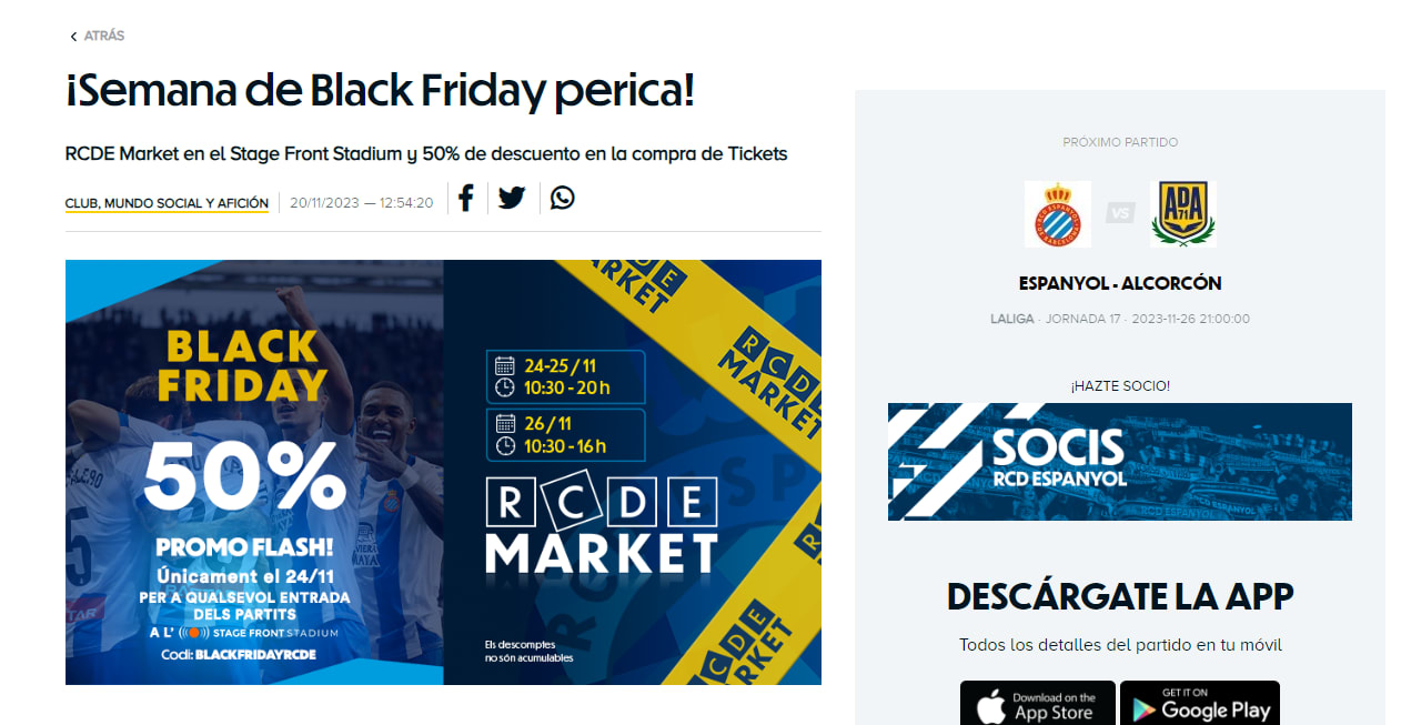 Entradas RCD Espanyol  Comprar entradas para todos los partidos