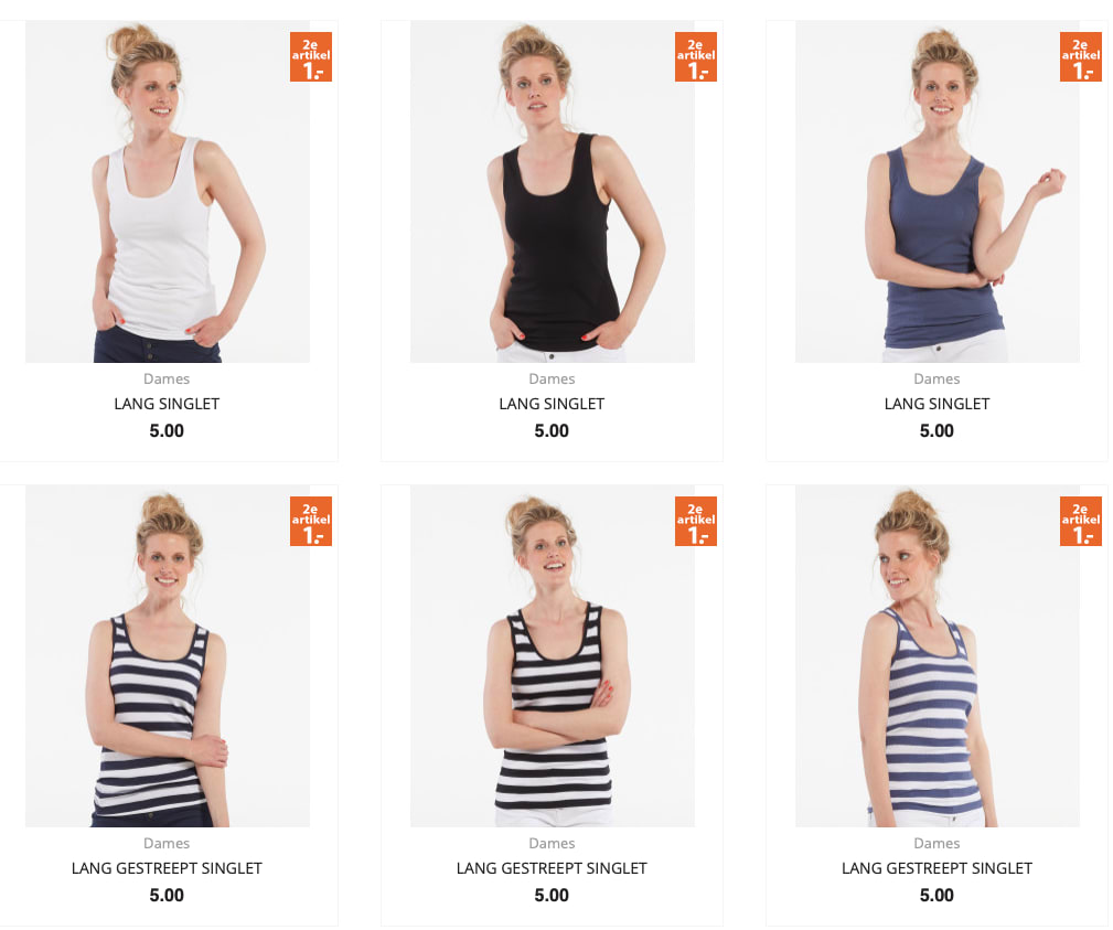 2 shirts voor €5,40 bij TerStal Aanbiedingen Enlarged image