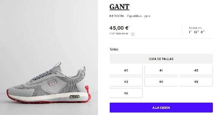 Comprar Zapatillas Gant Ketoon