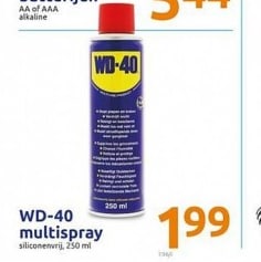 WD-40 Multispray 250ml voor €1,99 Aanbiedingen Enlarged image