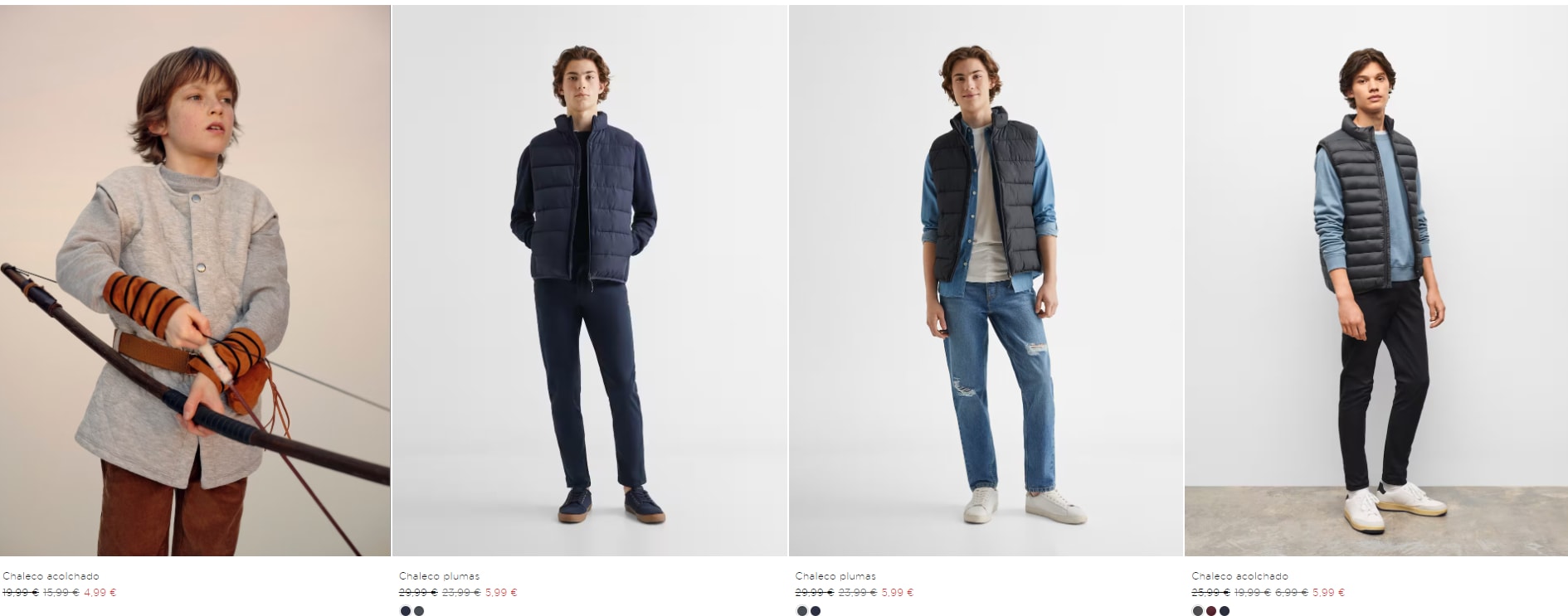 Cazadoras y abrigos desde solo 4,99€