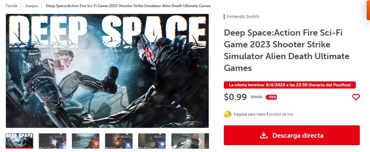 Deep Space:Action Fire Sci-Fi Game 2023 Shooter Strike Simulator