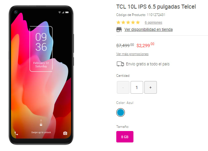 Celular Oferta 2x1 Tcl