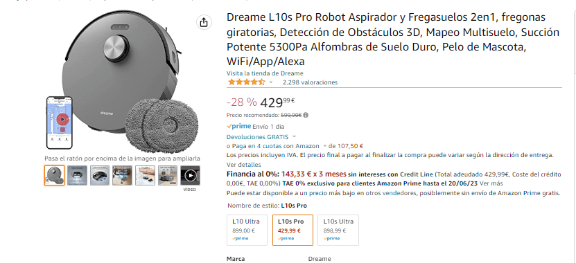 Dreame L10 Pro robot aspirador y fregasuelos – Dreame España