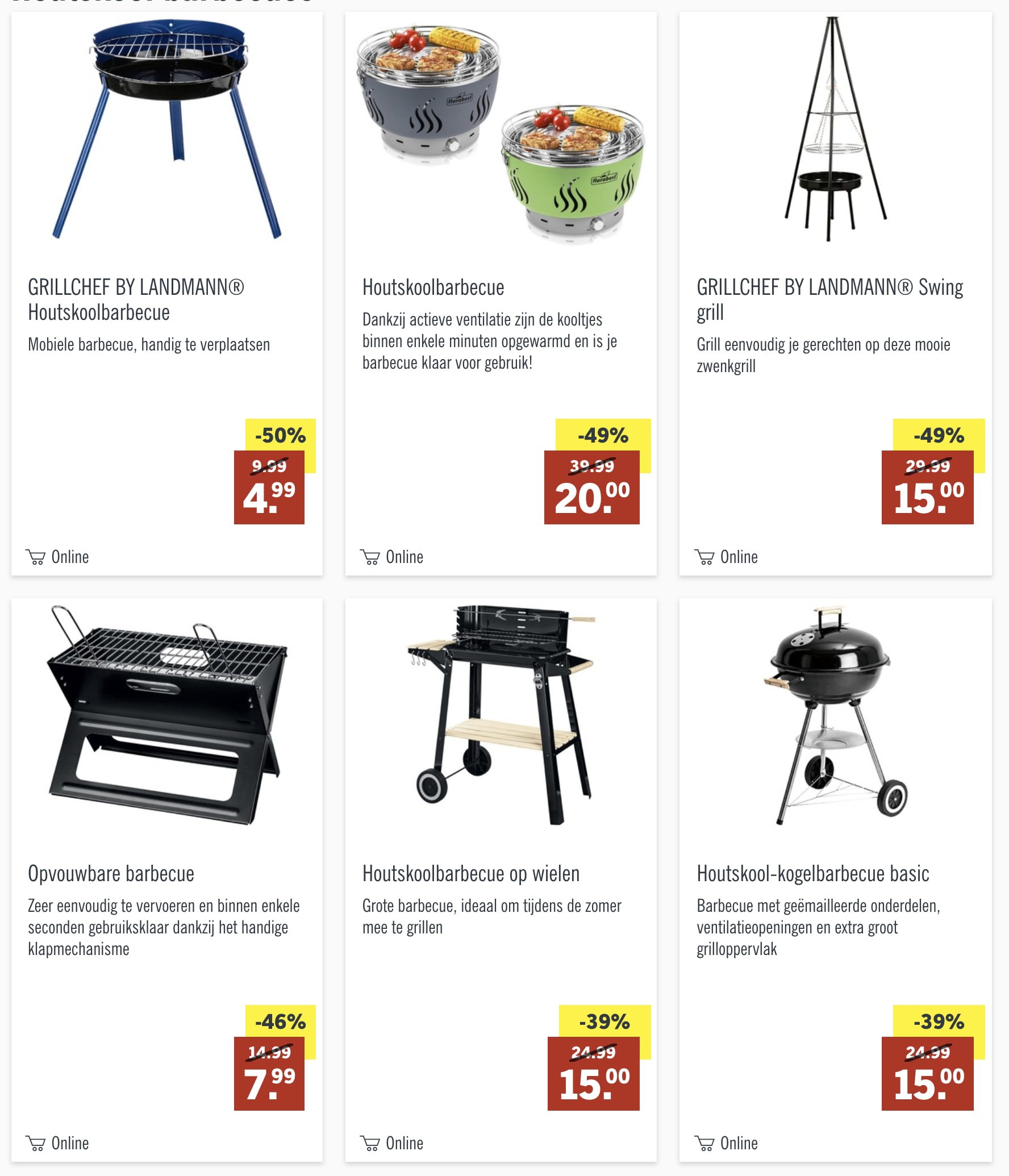 Barbecues vanaf €4,99 in de uitverkoop bij LIDL Aanbiedingen Enlarged image