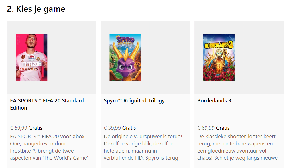 Xbox One S 1TB digital edition + FIFA 20 of andere game voor €179 Aanbiedingen Enlarged image