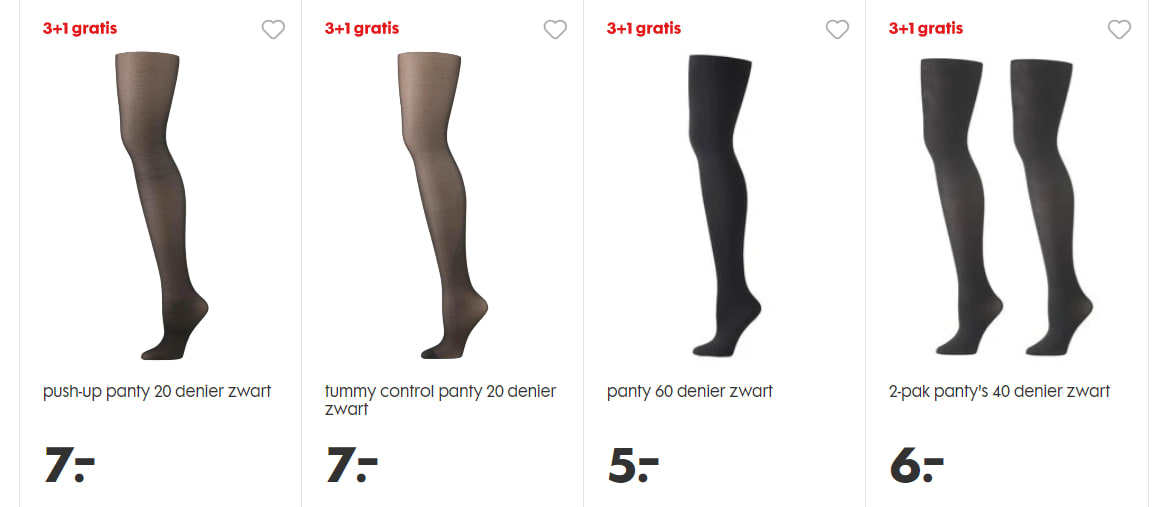 3+1 gratis op alle panty's en leggings Aanbiedingen Enlarged image