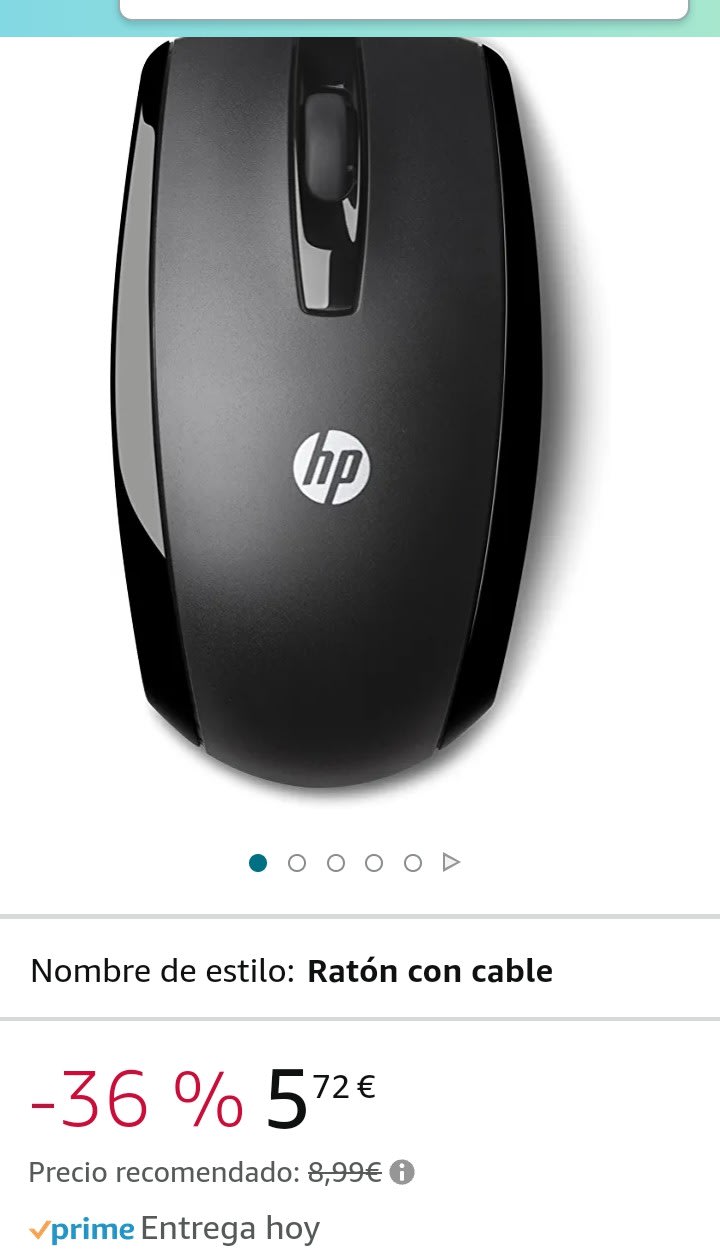 Ratón Con Cable X500 Hp con Ofertas en Carrefour