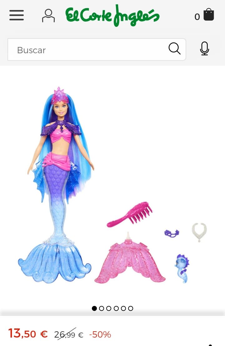 Muñeca Barbie Dreamtopia · Barbie · El Corte Inglés