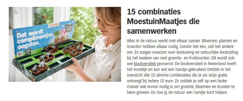 Spaar voor 15 verschillende MoestuinMaatjes Aanbiedingen Enlarged image
