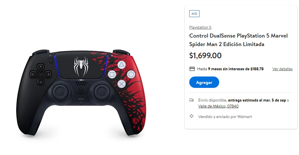 Playstation 5 spider -  México