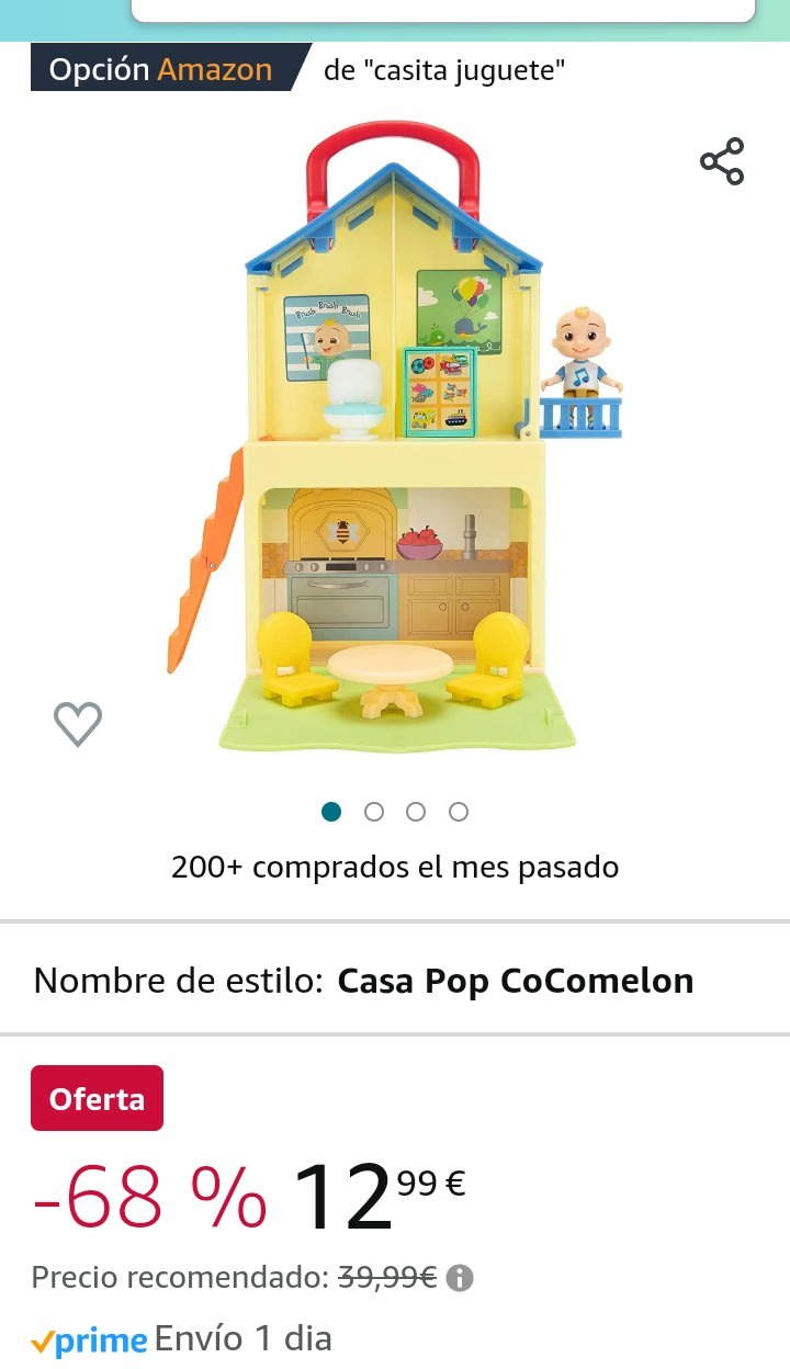 Bandai Cocomelon: Casa Pop CoComelon por 12,99€.