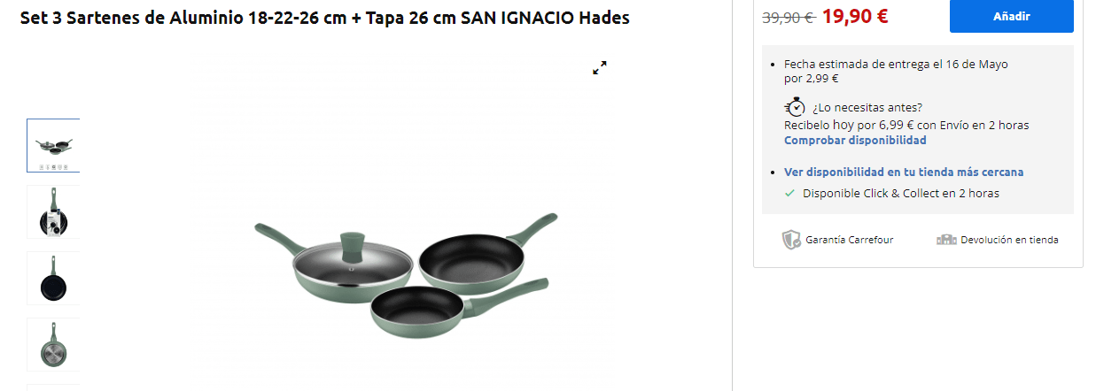Set de cocina San Ignacio Hades