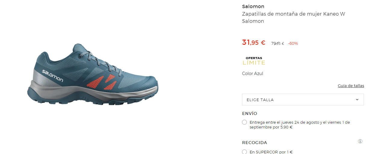 Zapatillas de montaña de hombre Kaneo Salomon · Salomon · El Corte Inglés