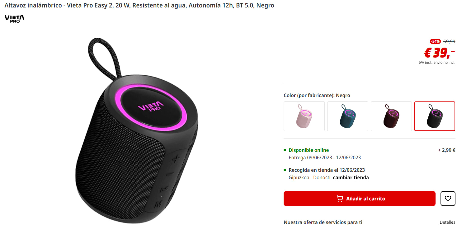 Vieta Pro Easy 2 desde 39,90 €