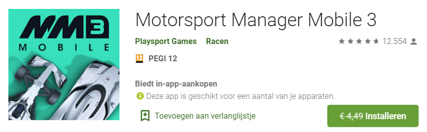 Motorsport Manager Mobile voor 3 gratis Aanbiedingen Enlarged image