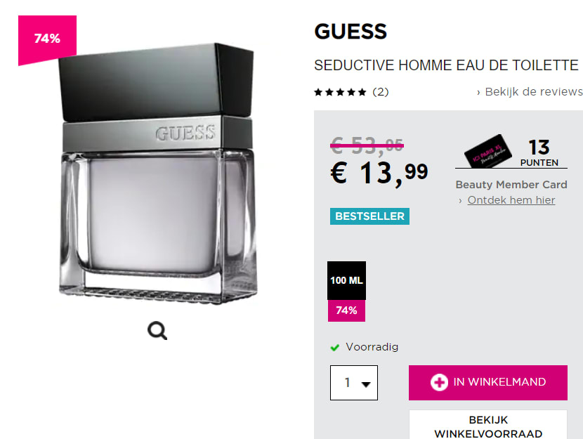 guess seductive ici paris