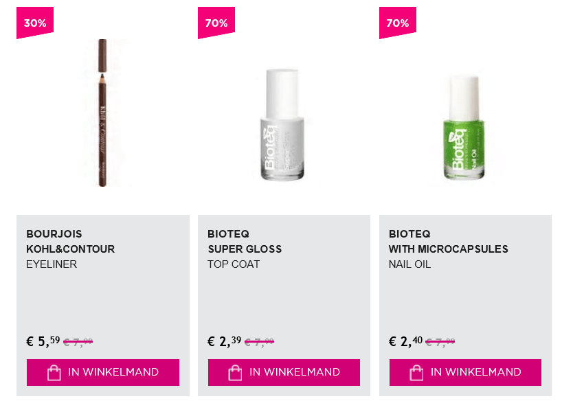 Tot 70% Korting op make-up in de Summer Sale van ICI Paris XL Aanbiedingen Enlarged image