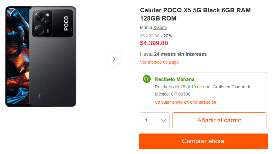 XIAOMI POCO X5 PRO 5G. 8GB/256GB y 6GB/128GB. ¡10% descuento NAVIDADES!