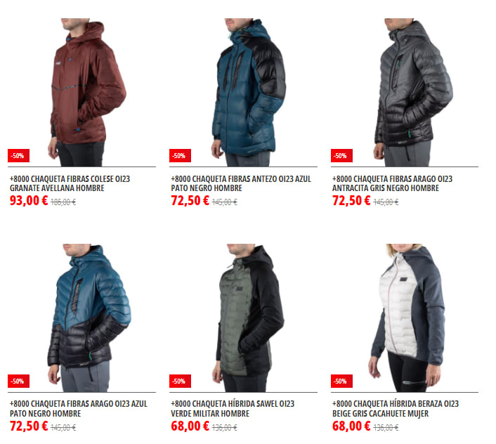 Recopilacion de Chaquetas Marca +8000 al 50% de Descuento en Maspormenos