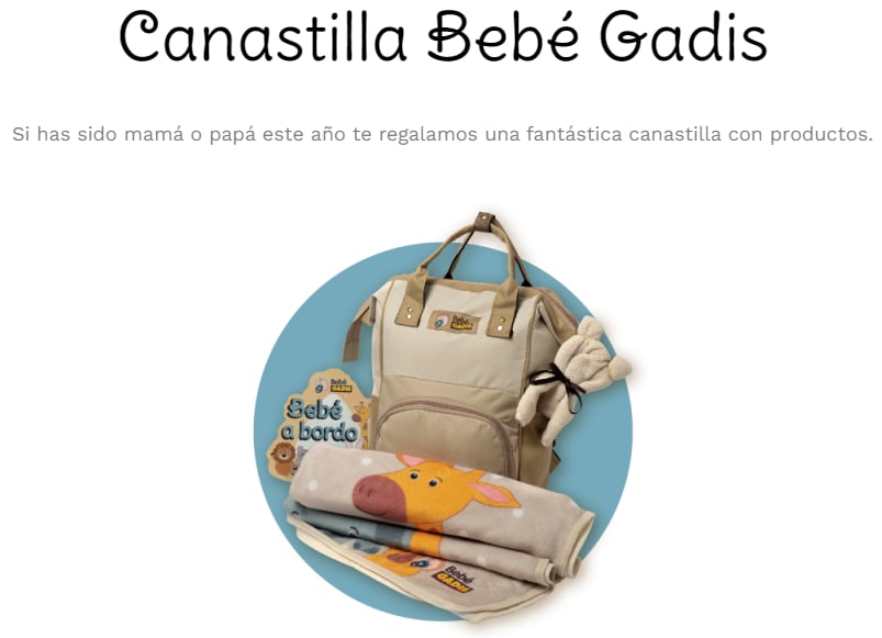 Canastilla Bebé Gadis - Bebegadis