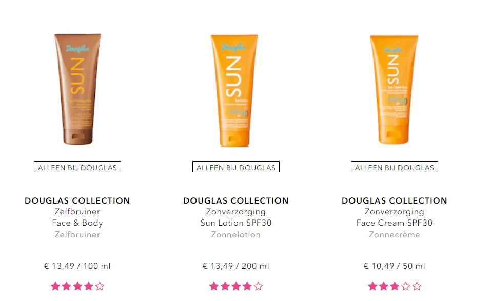 1+1 Gratis op alle Douglas sun producten Aanbiedingen Enlarged image