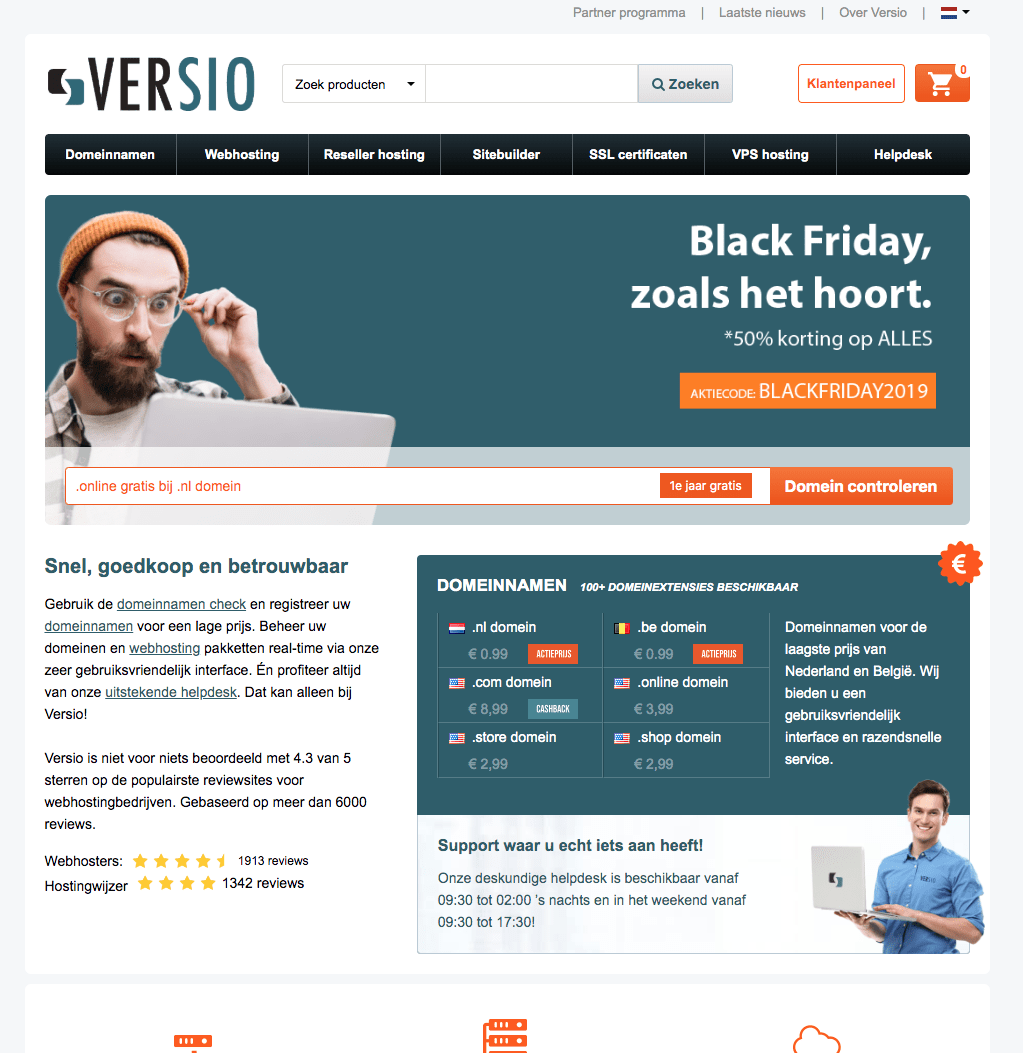50% Korting op alles bij Versio met de code Aanbiedingen Enlarged image