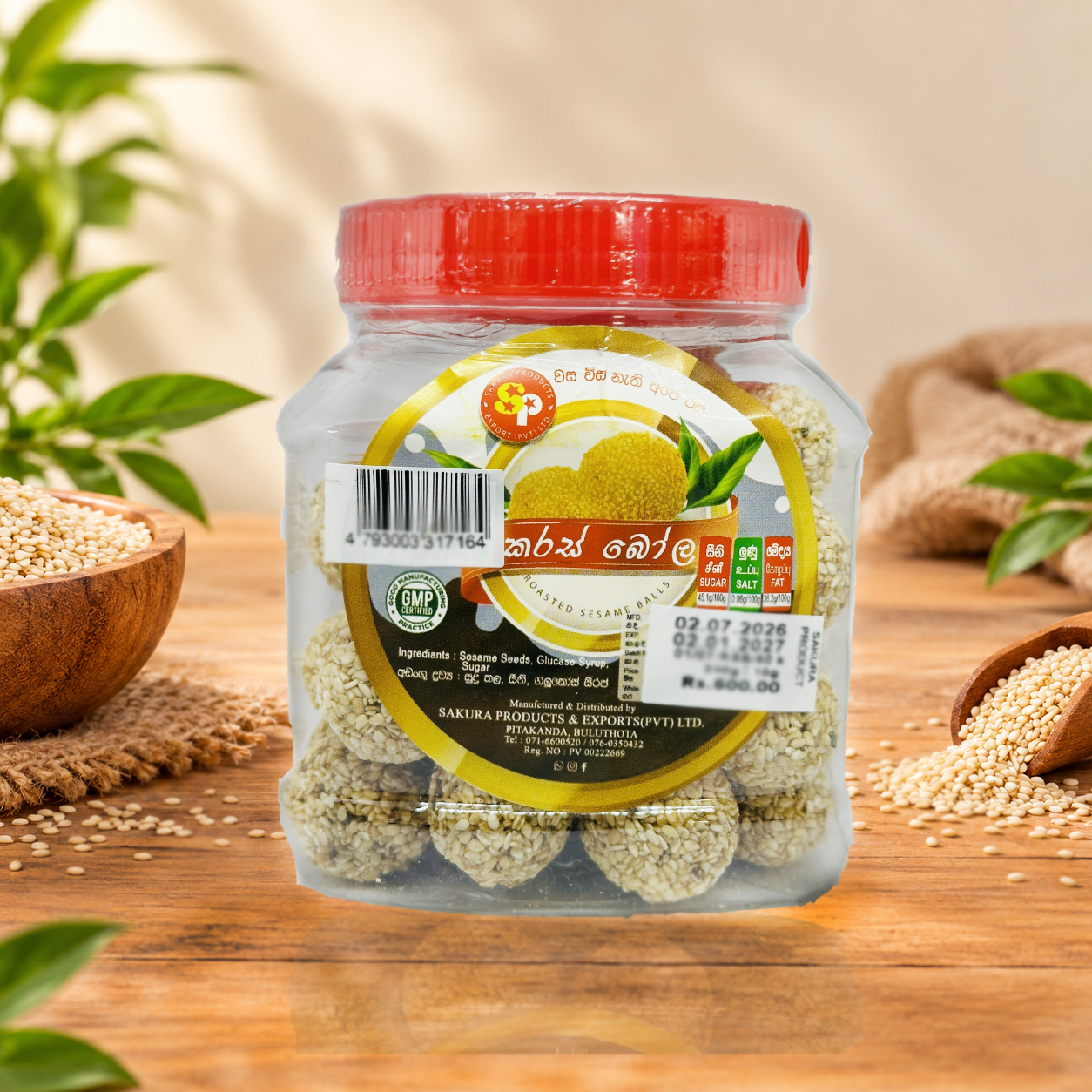 Roast Sesame Ball White(bottle) 