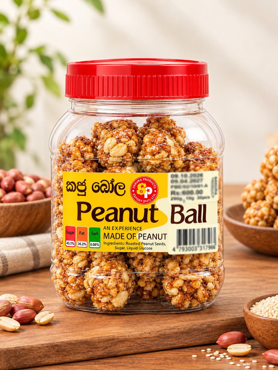 Peanut Ball Bottle | 30 PCS
