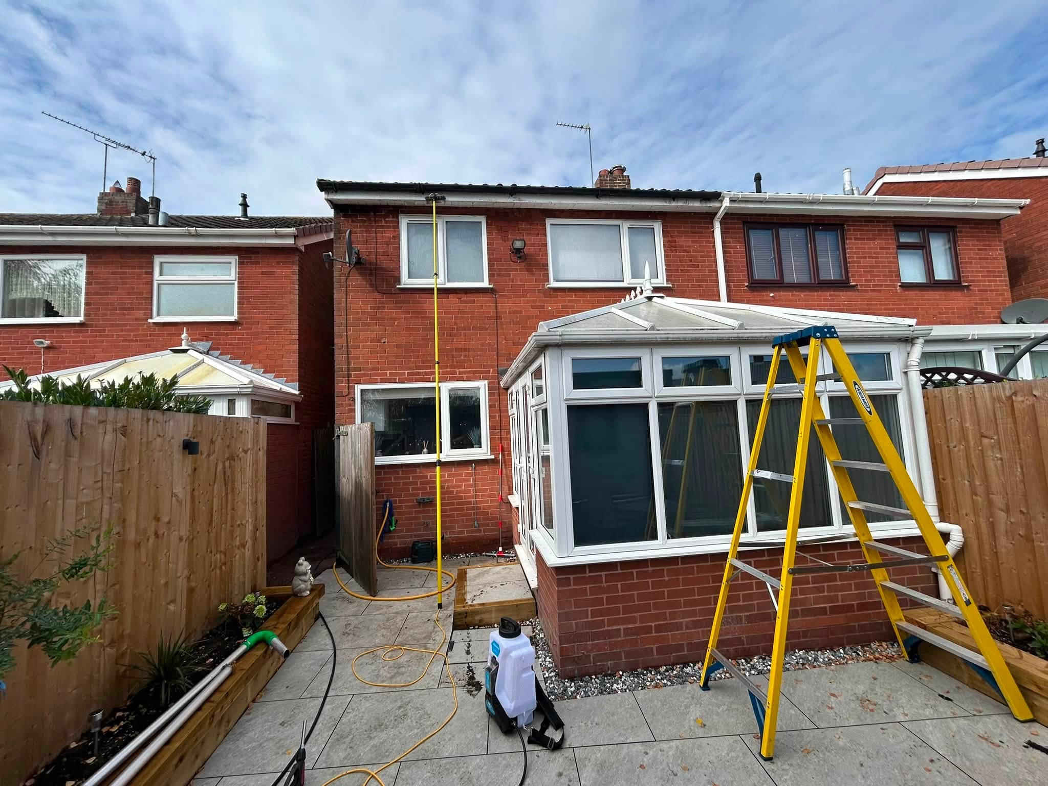 Exterior cleaning project