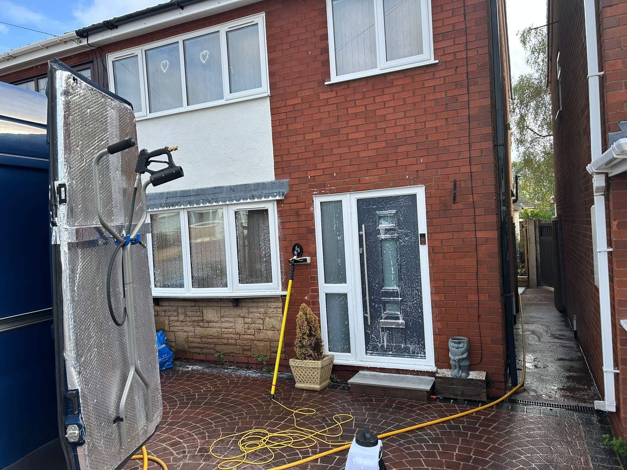 Exterior cleaning project