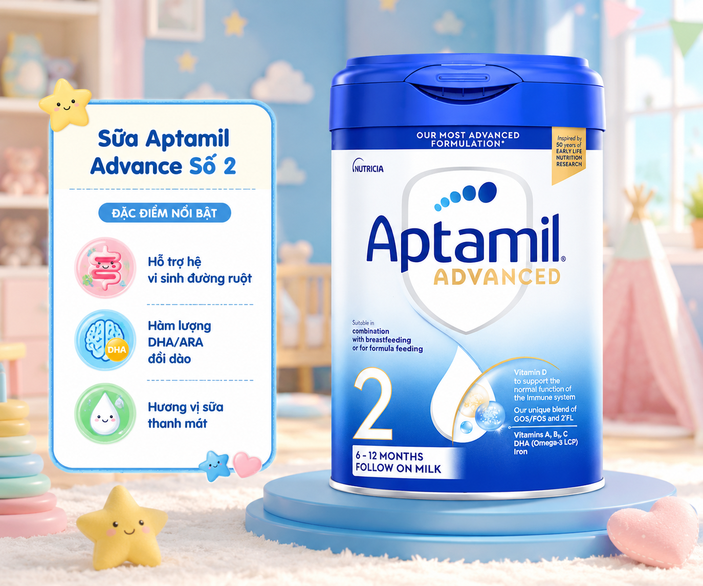 sua aptamil advance so 2 cho tre tu 6 12 thang