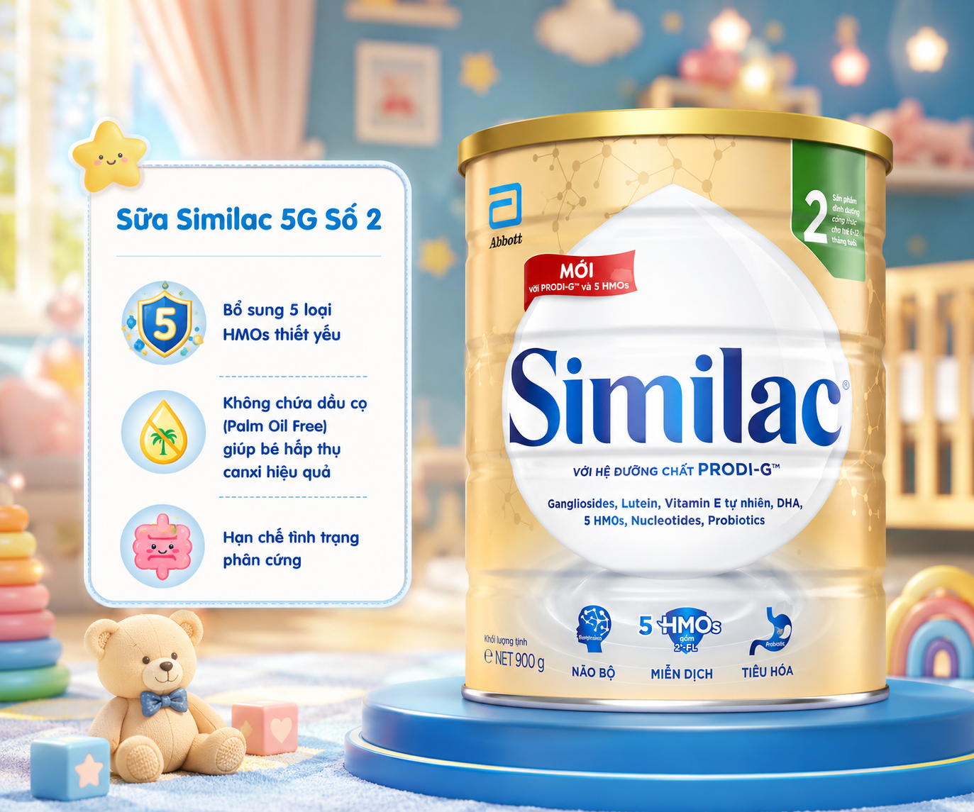sua similac 5g so 2 cho tre tu 6 12 thang