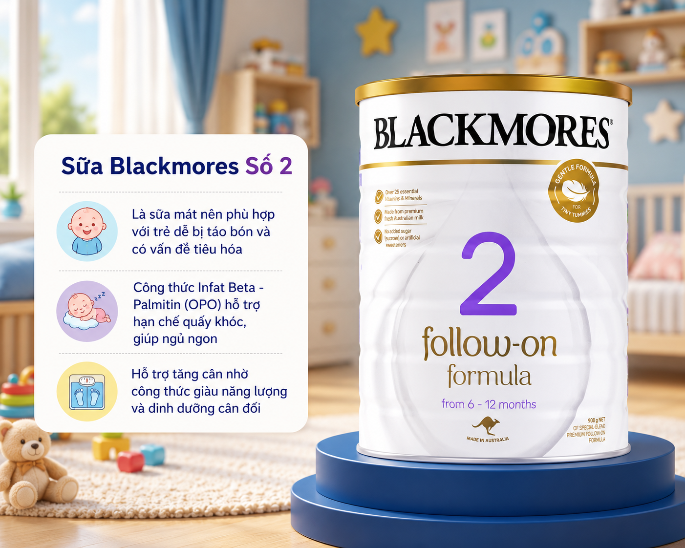 sua blackmores so 2 danh cho tre 6 12 thang