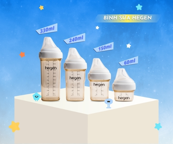 bon binh sua hegen voi bon dung tich khac nhau