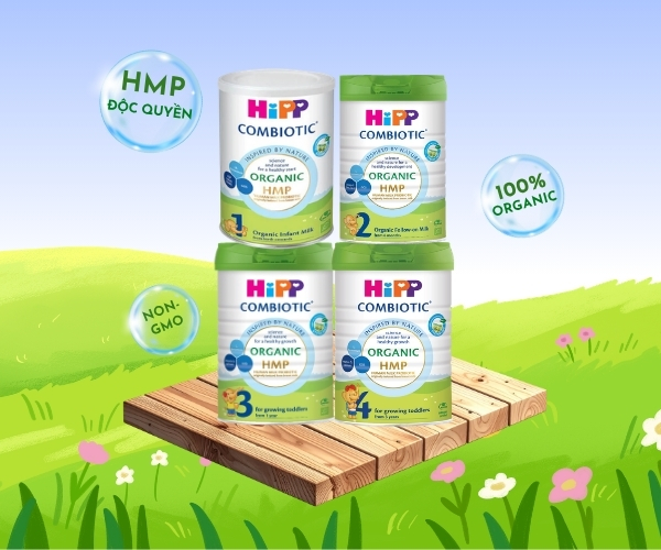 Các dòng sản phẩm của sữa HiPP
