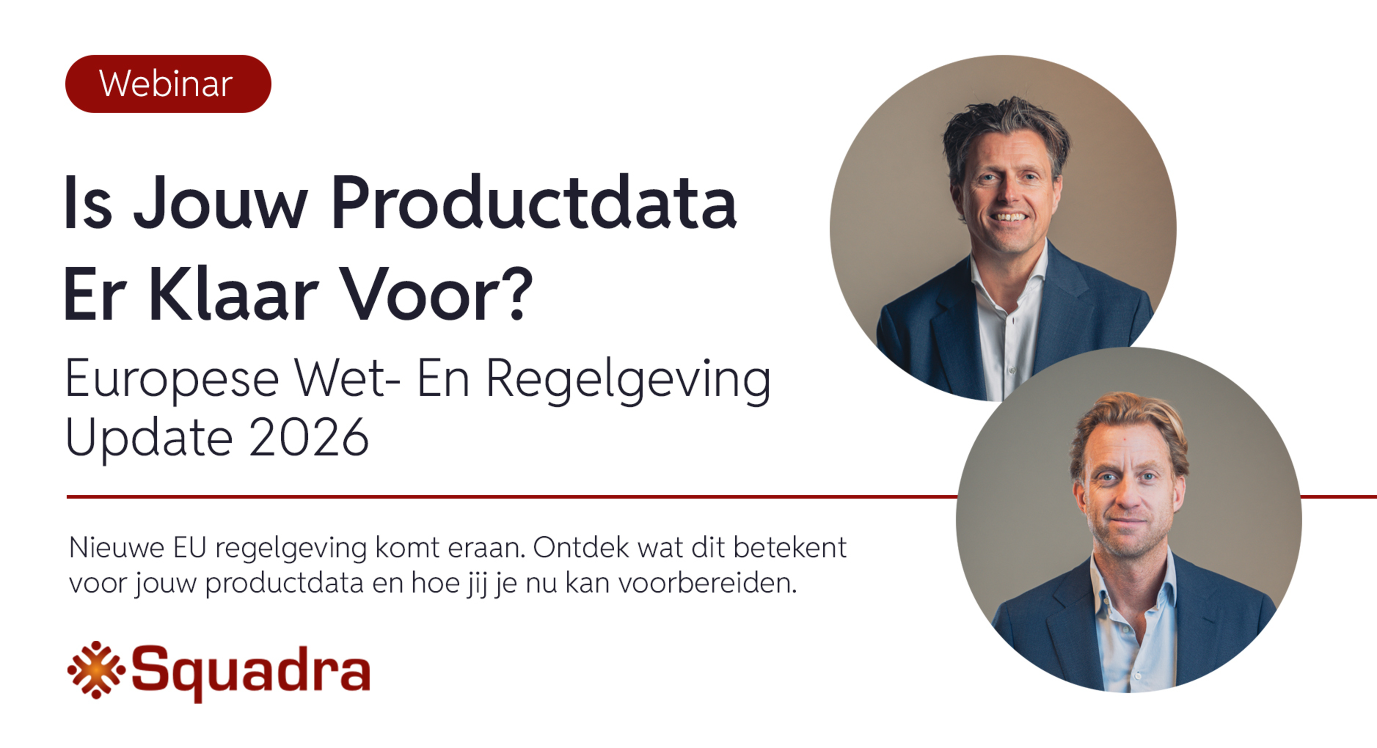 Webinar: Prepare Your Product Data - European Laws & Regulations Update 2026