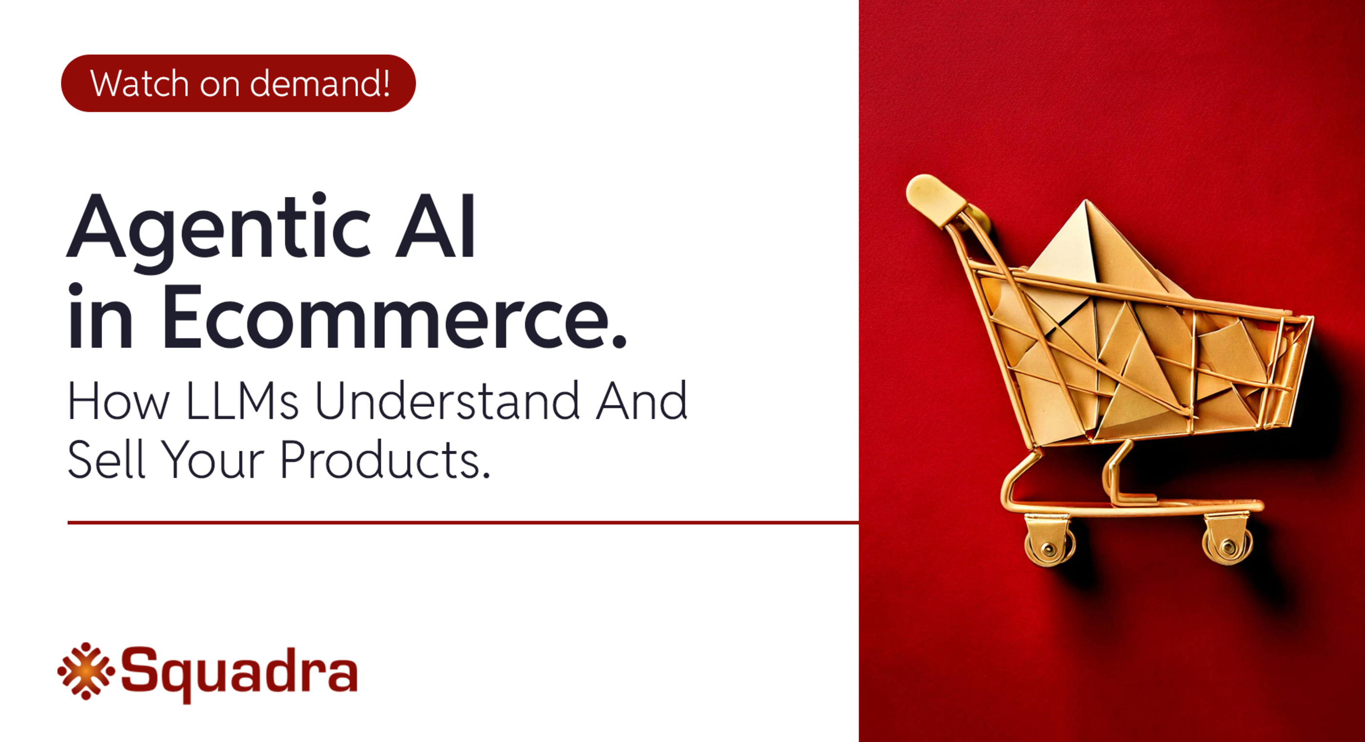 Webinar Agentic AI in E-commerce - announcement